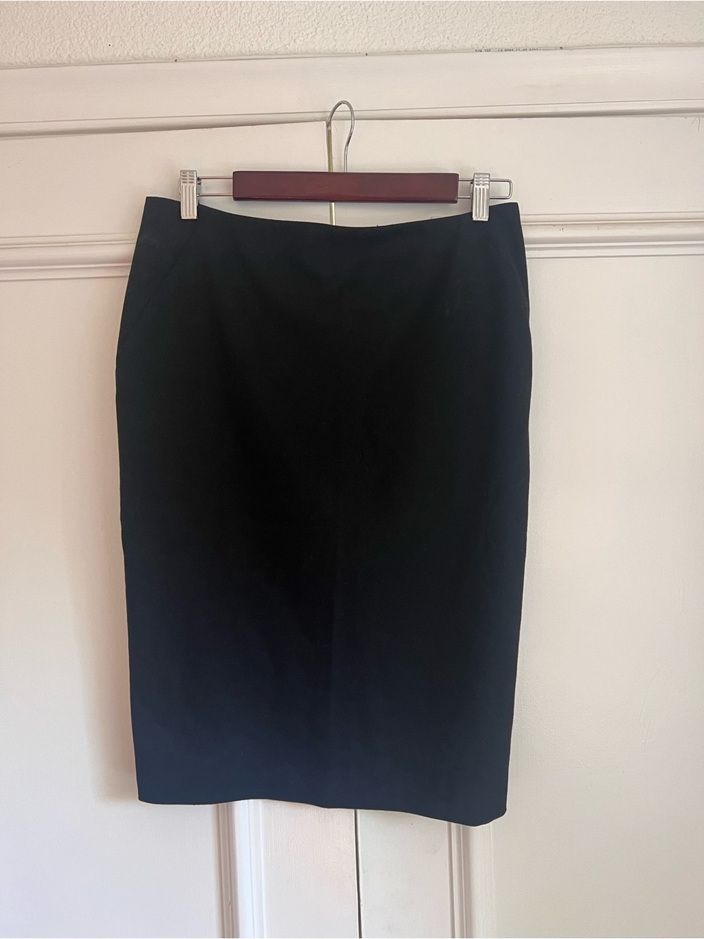 Sisley Black Pencil Skirt - Sleek Tailored Silhouette